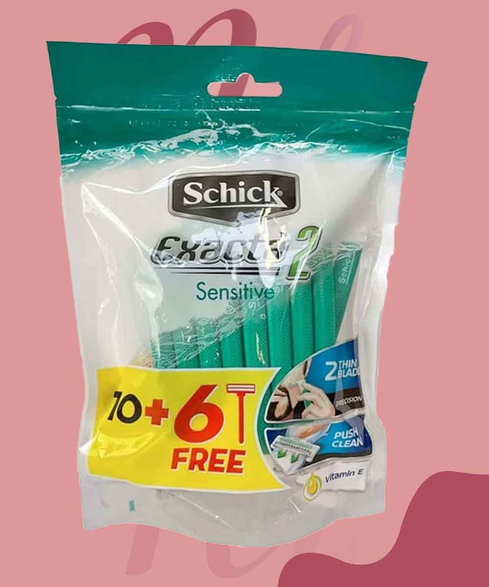 SCHICK EXACTA 2 SENSITIVE F MEN 10+6FREE