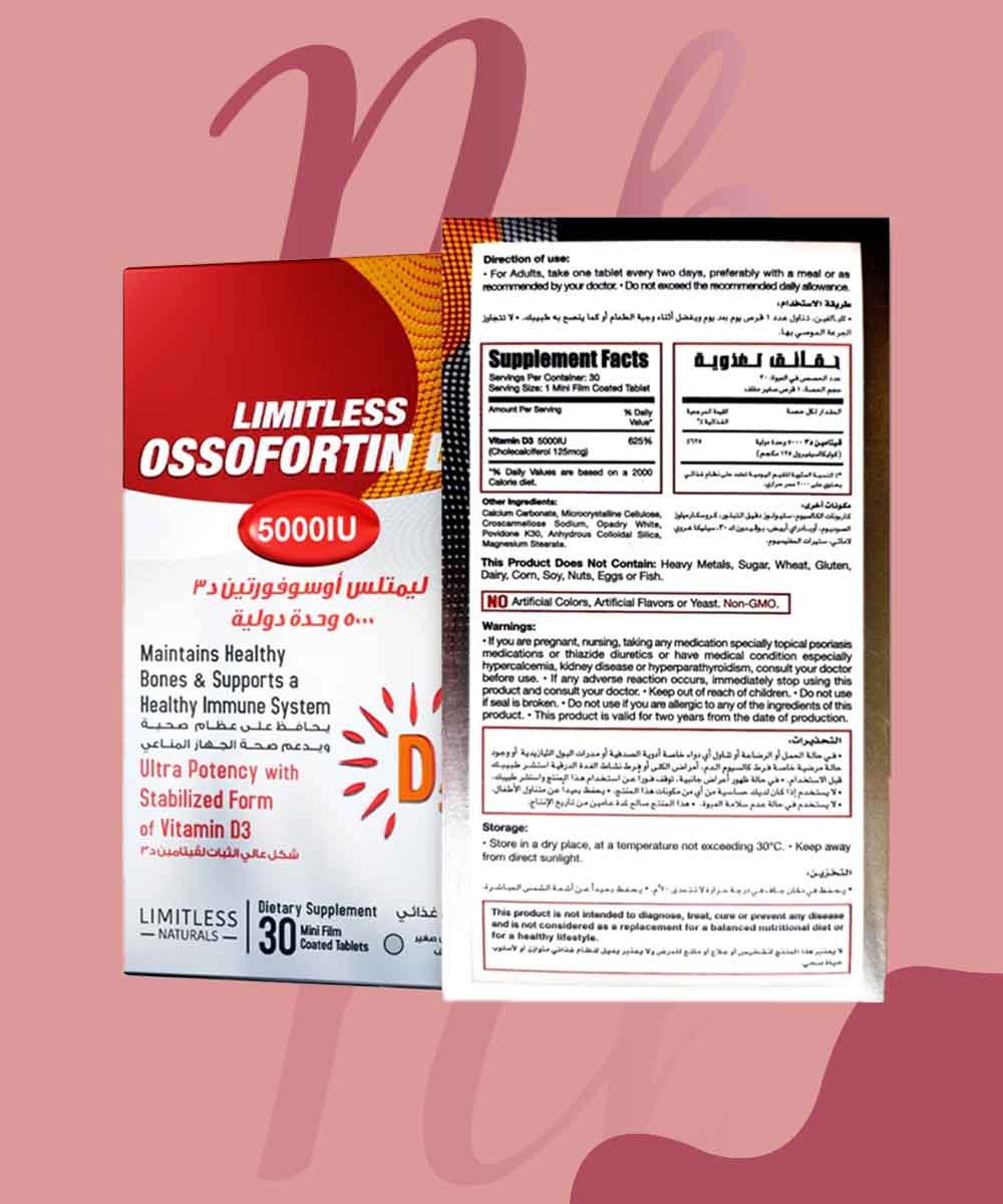 LIMITLESS OSSAFORTEN 5000 30 TAB