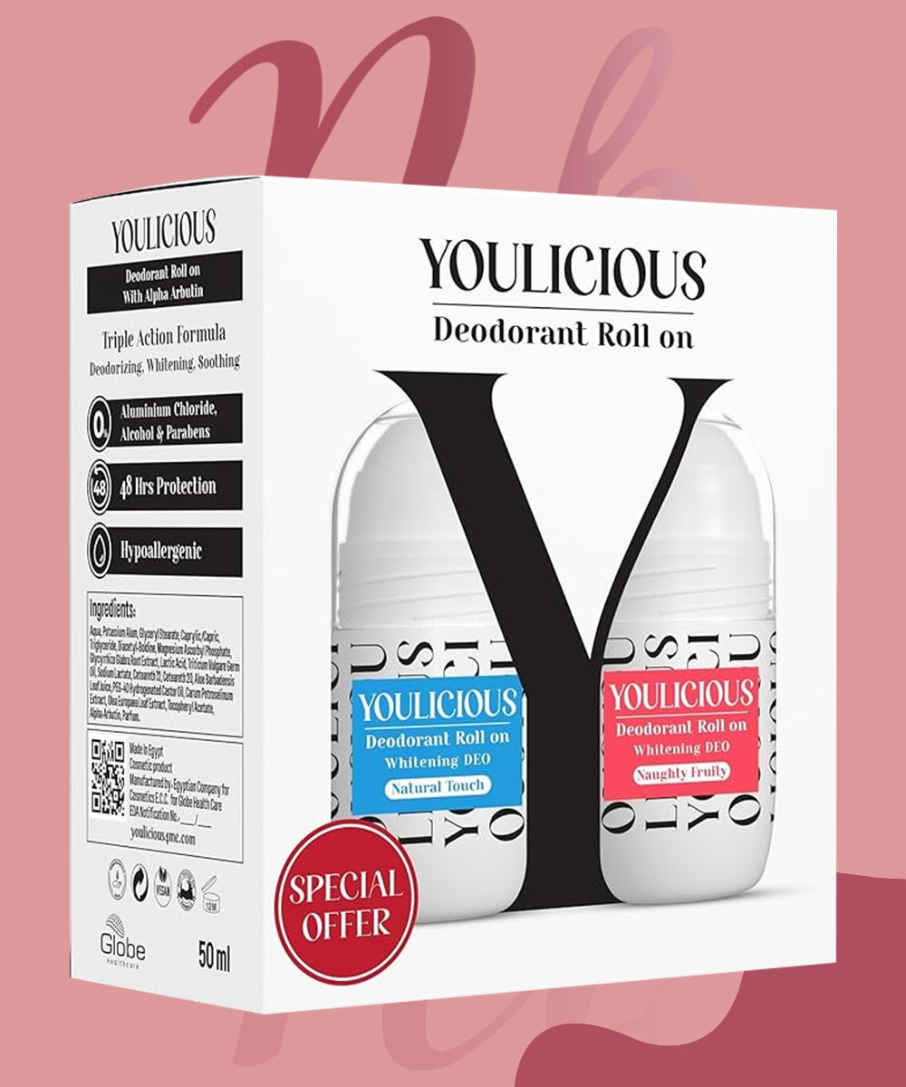 YOULICIOUS DEOD ROLL-ON (NATURAL TOUCH& FRUITY) 1+1 50ML