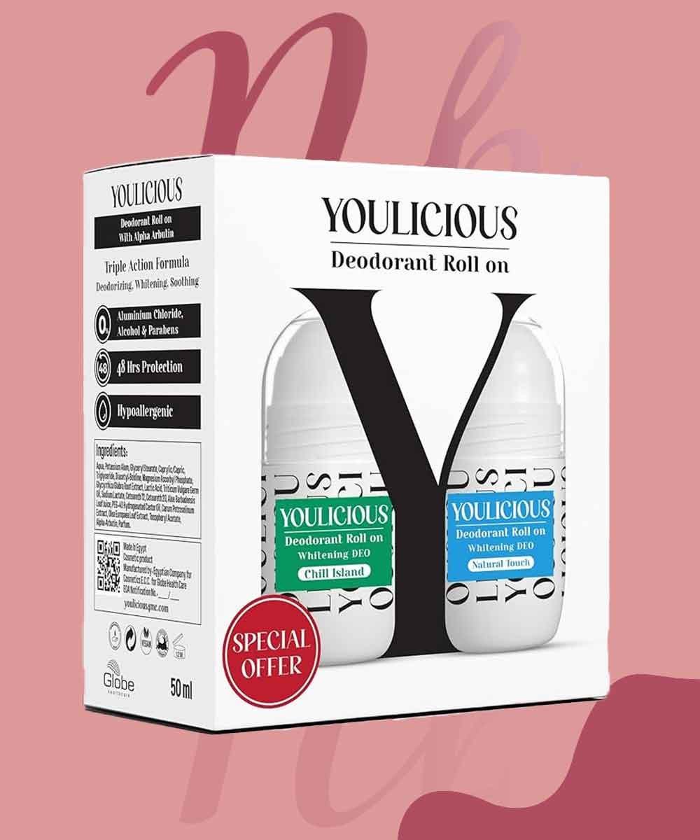 YOULICIOUS DEOD ROLL-ON (NATURAL TOUCH&CHILL ISLAND) 1+1 50ML