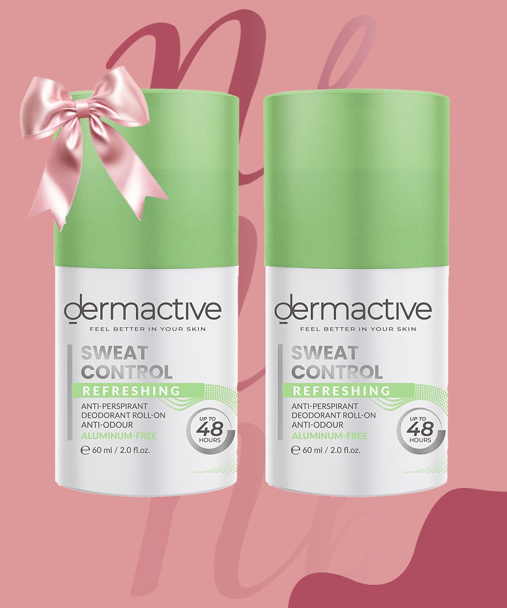 DERMACTIVE DEODORANT ROLL-ON REFRESHING 60ML(1+1)